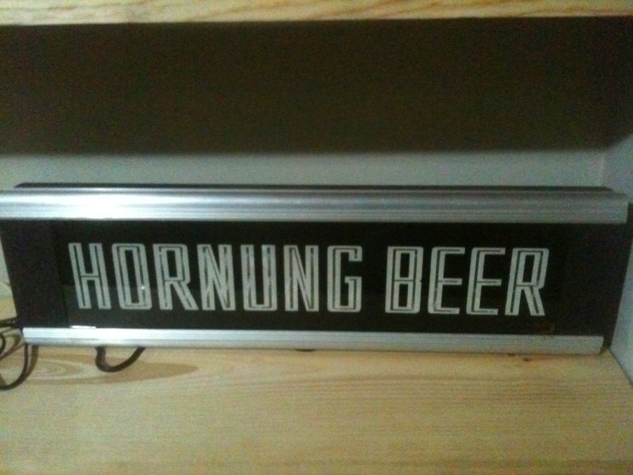 Hornung Beer Sign